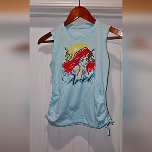 EUC Disney girls Ariel sleevless tshirt size 8
